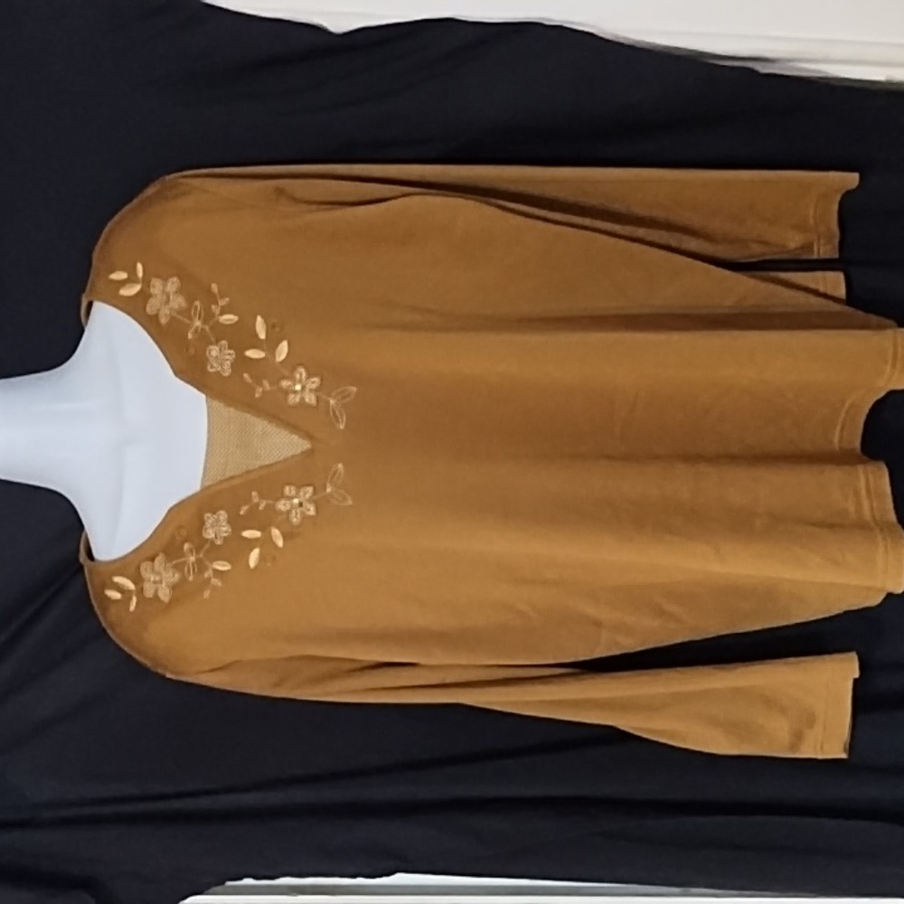 EUC Alfred Dunner Long Sleeve Top Sz 2X